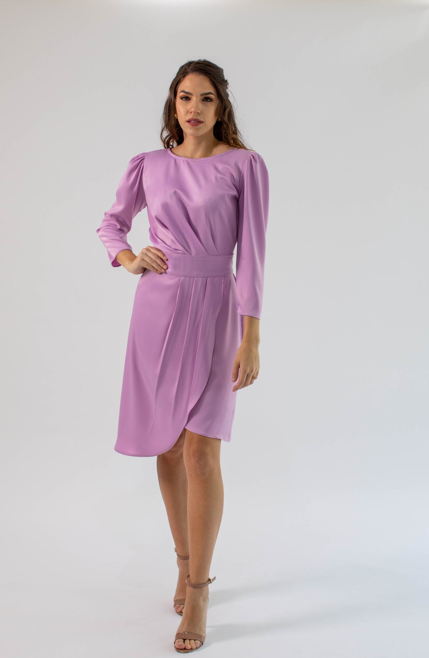 Diana vestido drapeado