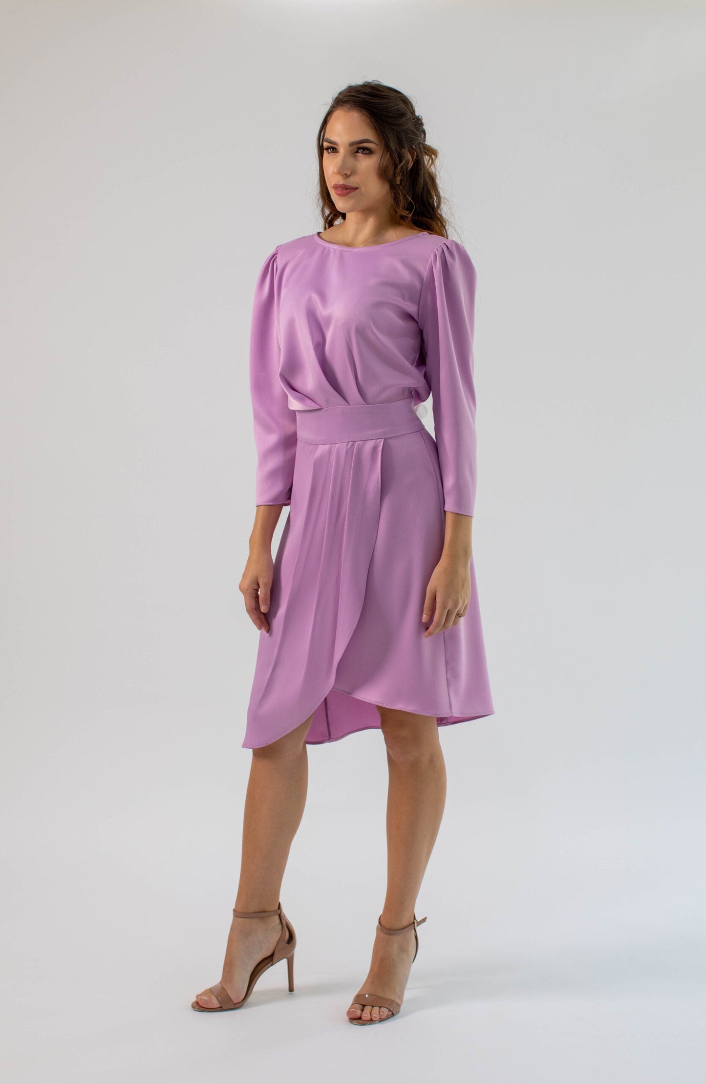 Diana vestido drapeado