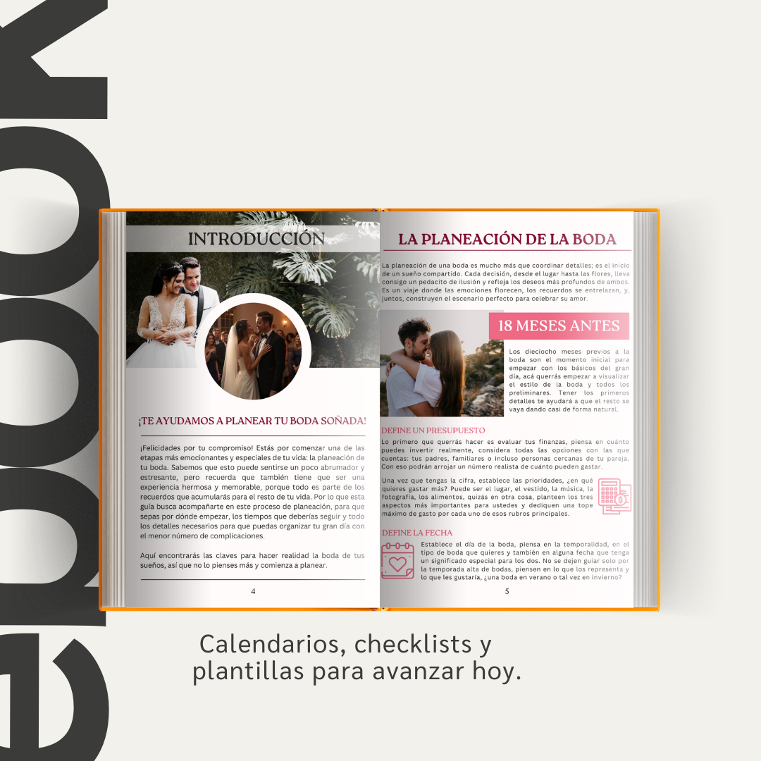 Cómo planear tu boda sin estrés